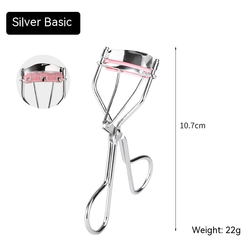 Natural Curling Eyelash Curler With Comb Girls Eyelash Beauty Auxiliary Tools Portable Wide Angle Eyelash Curler - WOMONA.COM