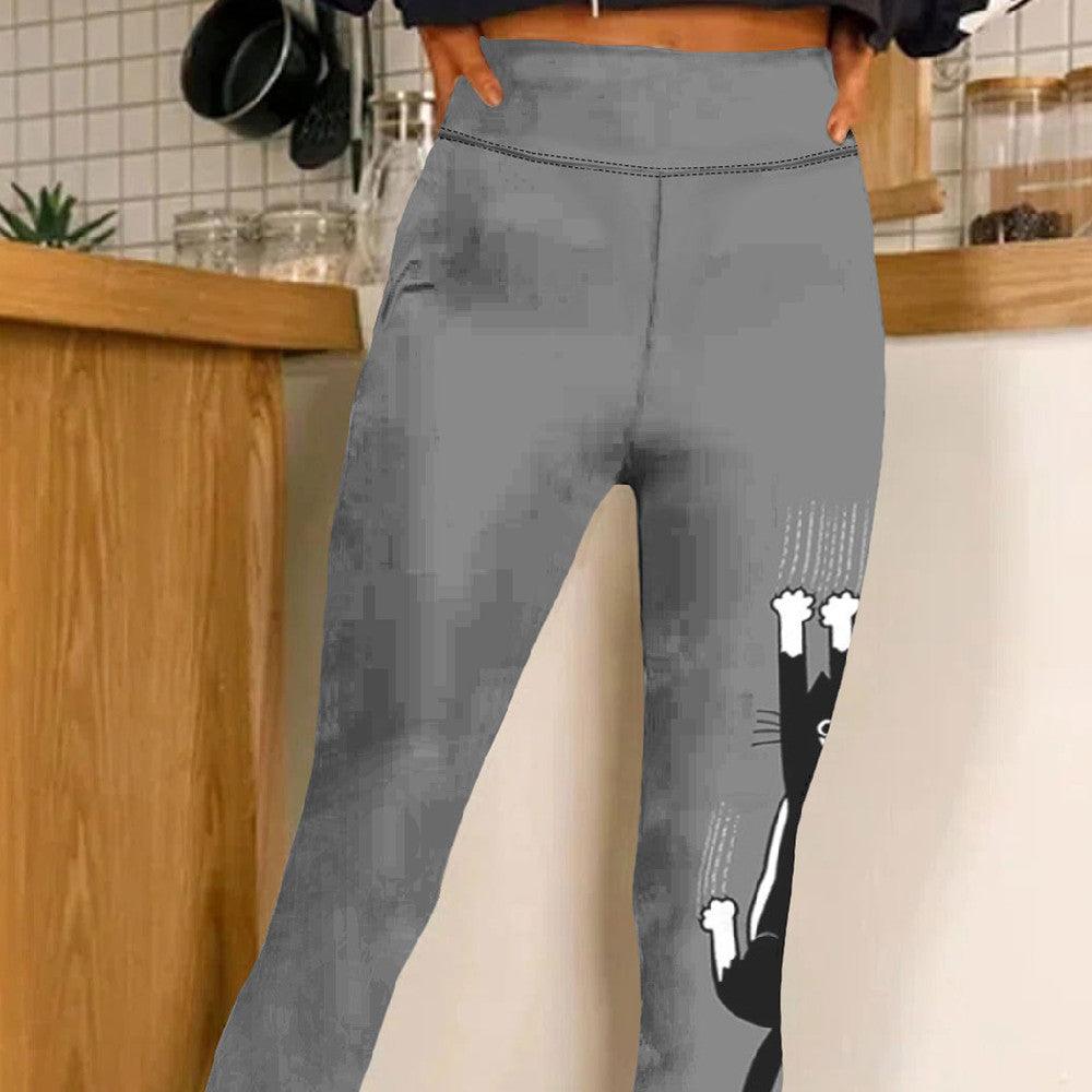 Sports Trousers Comfortable Slim Fit Leggings - WOMONA.COM