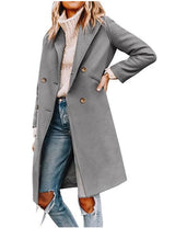 New Women's Woolen Mid-length Coat