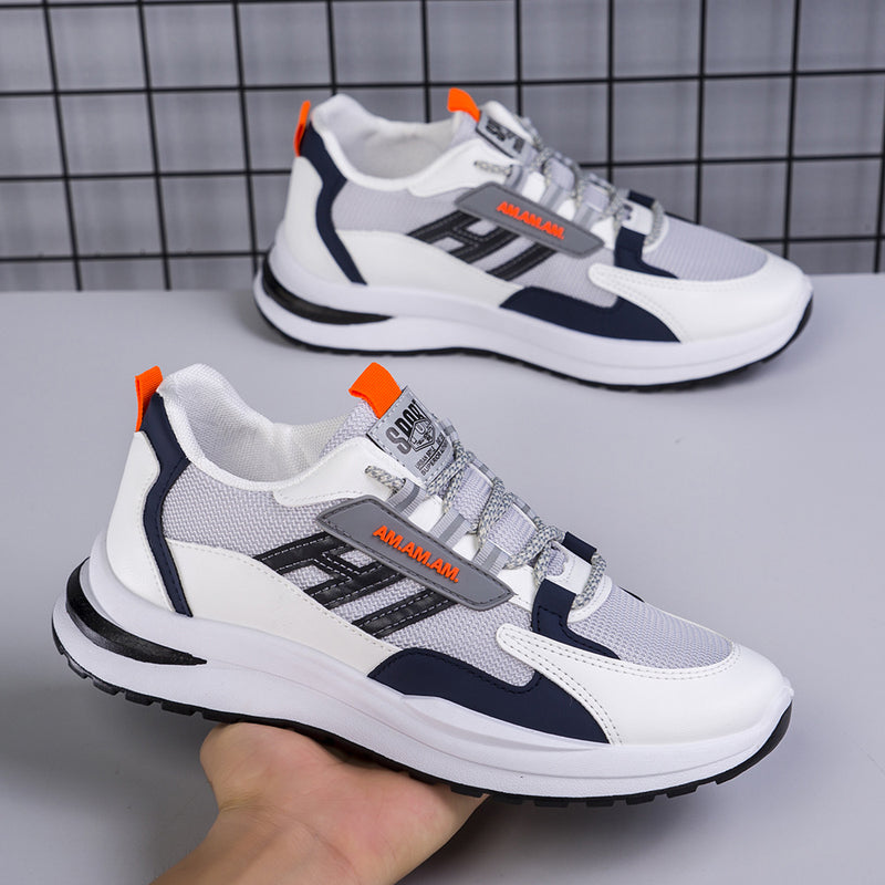 Men Sneakers White Sports Shoes Running Walking - WOMONA.COM