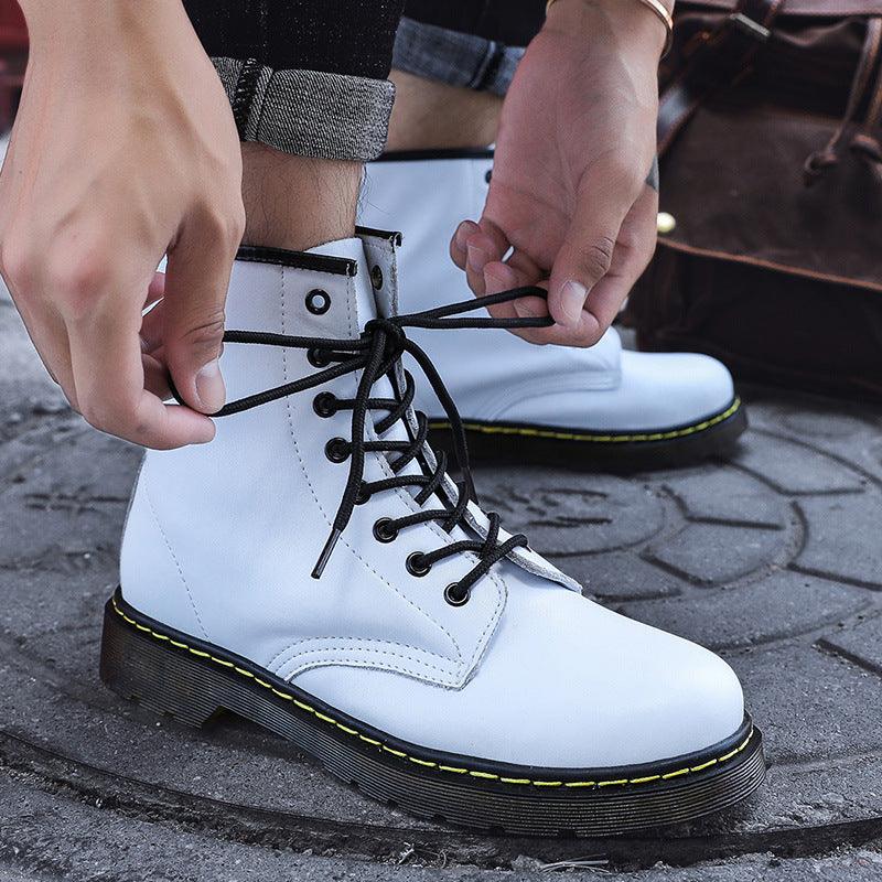 High Top White Ladies Knight Tide Boots Fashion - WOMONA.COM