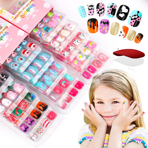 New Cartoon Candy Children's Nails - WOMONA.COM