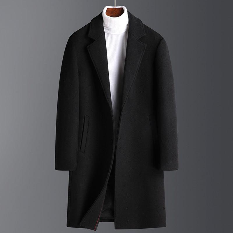 Wool Korean Style Casual Winter Thickened Velvet Woolen Coat - WOMONA.COM