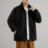 Polar Fleece Stand Collar Sweater Men's Winter