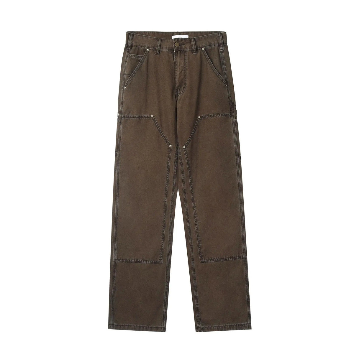 Men's Logging Workwear Straight Casual Jeans - WOMONA.COM