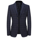 New Leisure Suits For Men Coat Plaid Fashion - WOMONA.COM