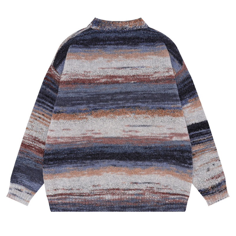 Loose Round Neck Sweater Male - WOMONA.COM