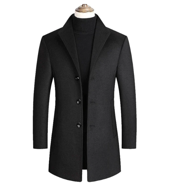 Wool Overcoat - WOMONA.COM