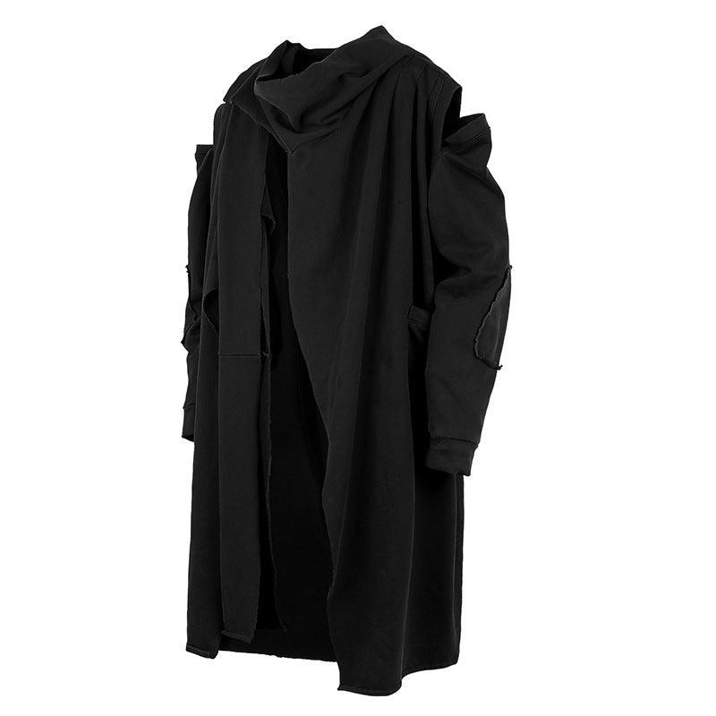 Men's Loose Casual Hooded Work Clothes Top - WOMONA.COM
