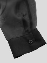 Men's Black Thin Breathable Casual Shirt - WOMONA.COM