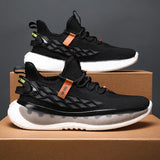 Mesh Sneakers Men Lace Up Running Shoes - WOMONA.COM