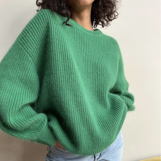 Warm Ladies Sweater Women Knitwear Knitted Sweaters - WOMONA.COM