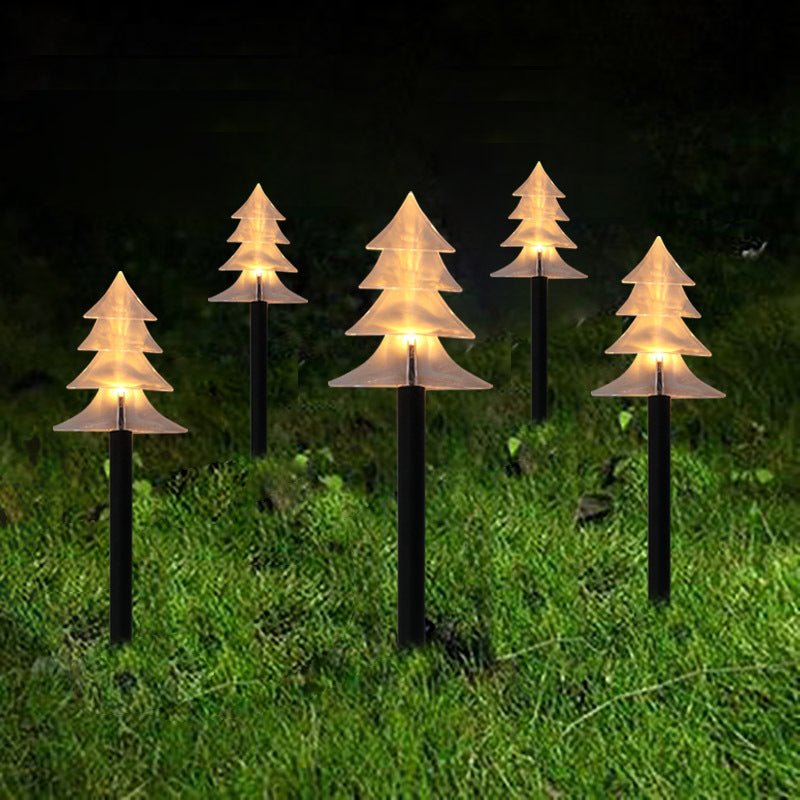 Christmas Snowflake Garden Lights Snowflake Lights Outdoor Waterproof - WOMONA.COM