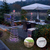 New Style LED Spiral Christmas Tree Light Christmas Spiral Tree - WOMONA.COM