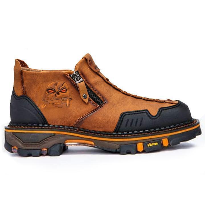 Men's Fashion Halloween Skull Booties - WOMONA.COM