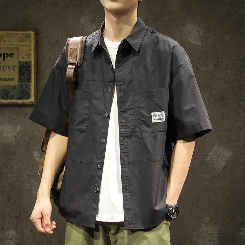 Men's Fashion Loose And Simple Casual Shirt - WOMONA.COM