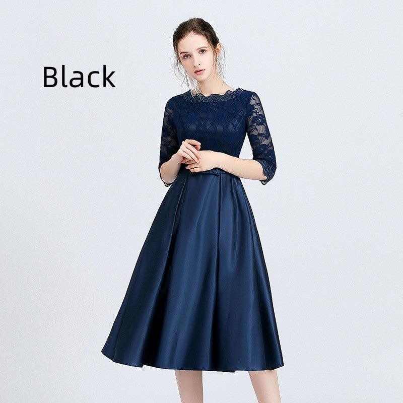 Versatile Casual Mid Length Evening Dress For Women - WOMONA.COM
