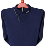 Double Sided Velvet Long Sleeved Sweater For Men - WOMONA.COM