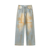 Fashion Wash Gradient Jeans For Men - WOMONA.COM