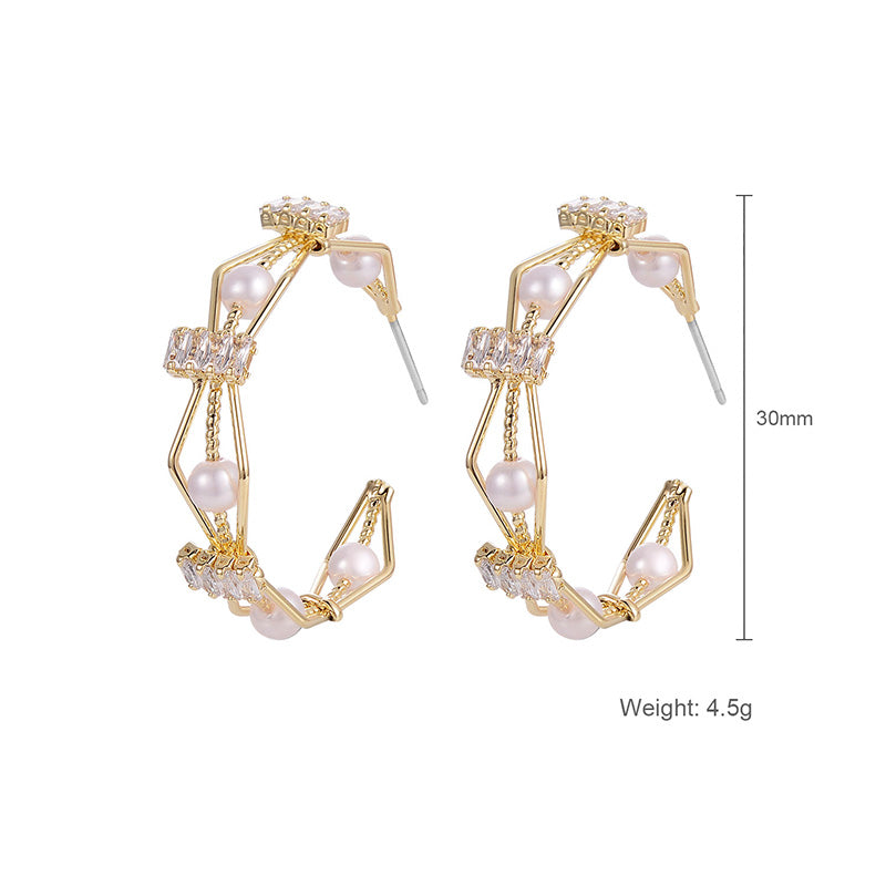 Light Luxury Ins Earrings Jewelry - WOMONA.COM