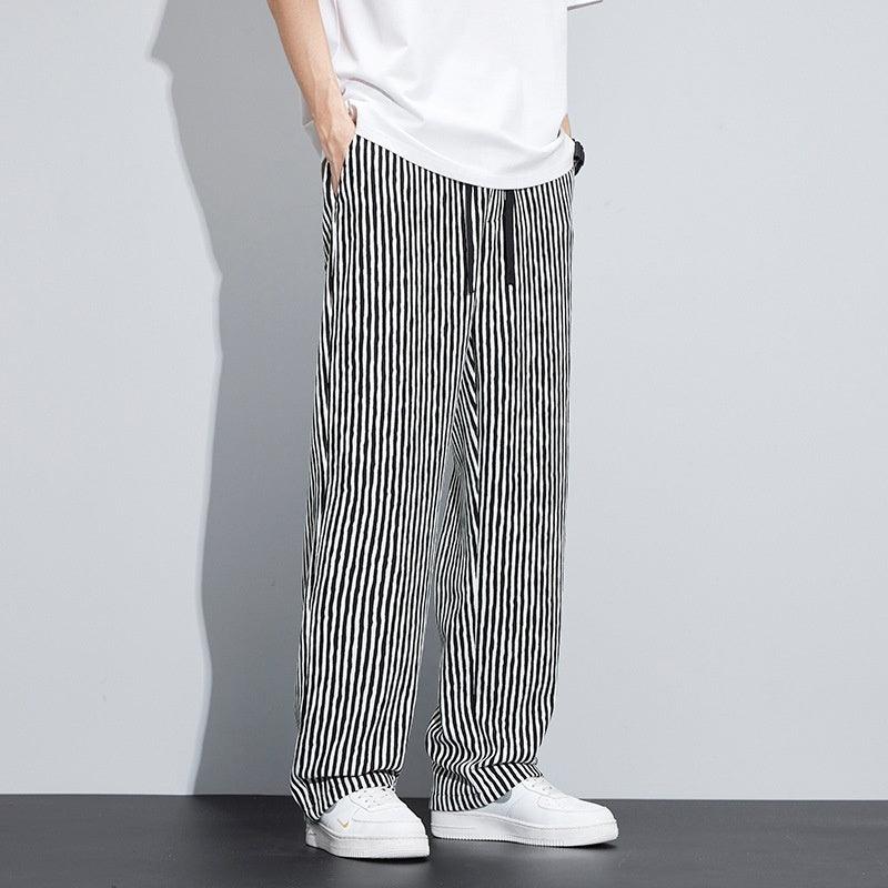 Loose Drooping Straight-leg Pants - WOMONA.COM