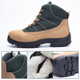 Wool Boots Men's Fleece-lined Thickened Fur