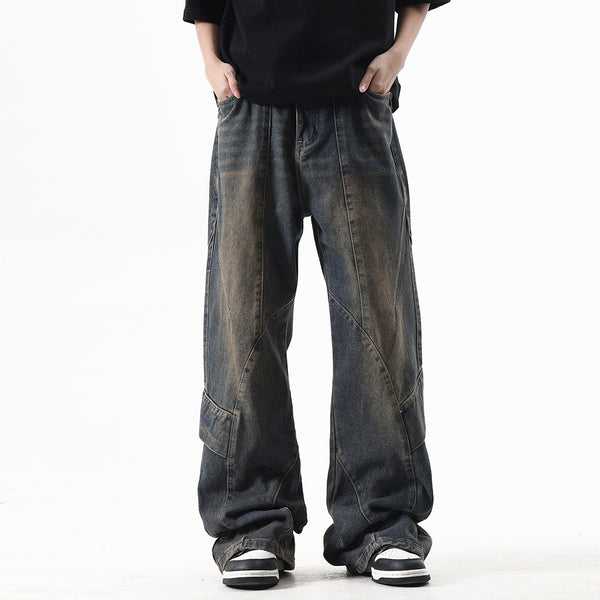 Washed Old Cargo Jeans Herren und Damen