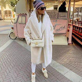 Loose Fur Integrated Faux Fur Coat Women - WOMONA.COM