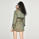 Women's Trench Coat Mid-length Korean Style