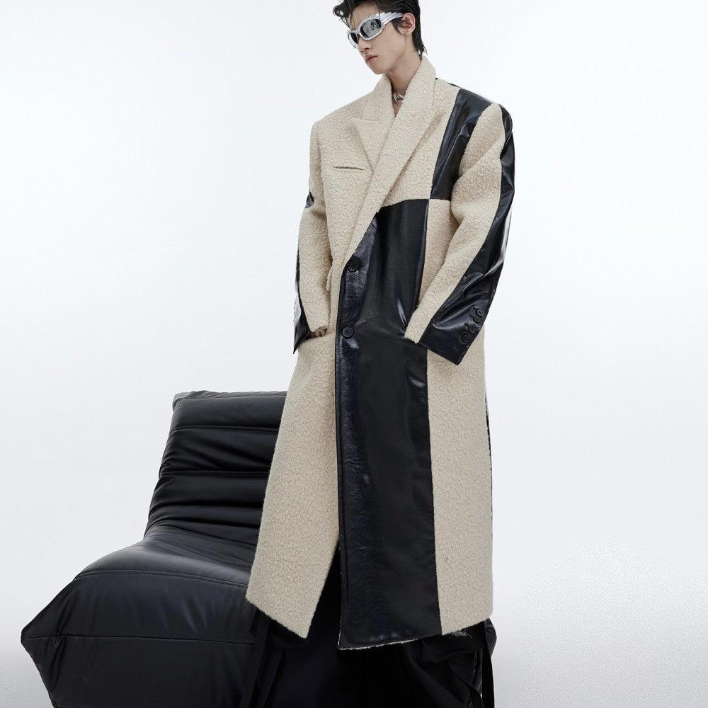 Lamb Down Coat Men's Long Style - WOMONA.COM