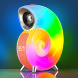 Conch Smart RGB Atmosphere Light Bluetooth Speaker Alarm Wake-up Lamp - WOMONA.COM