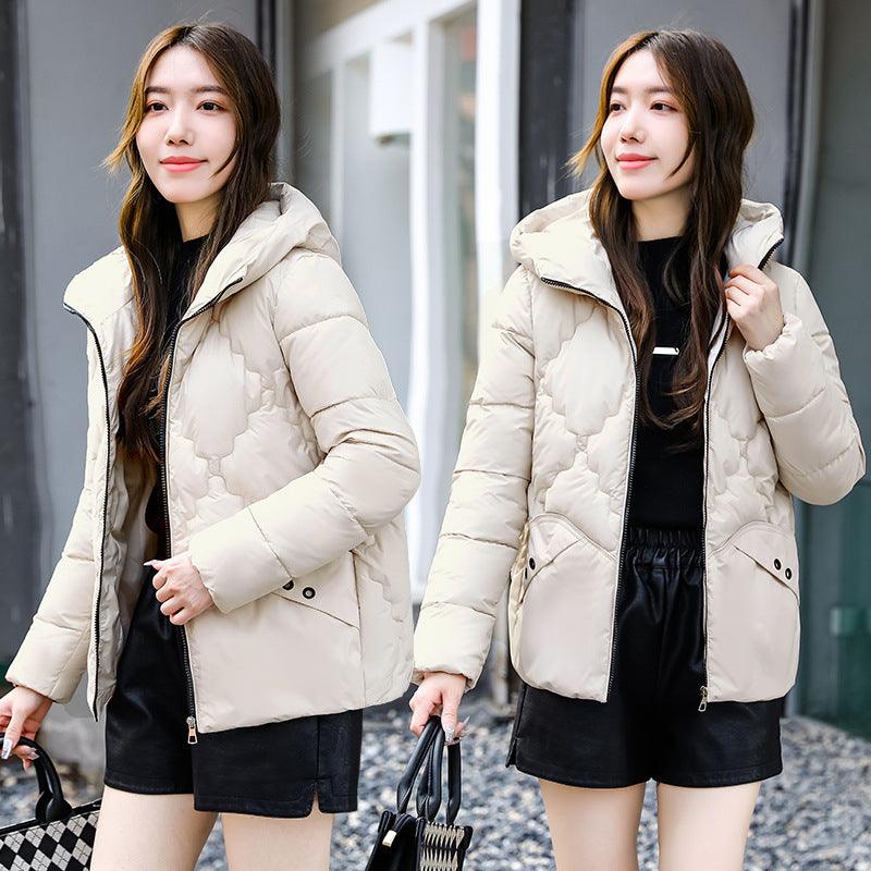 Cotton Coat Rhombus Thickened Cotton Coat