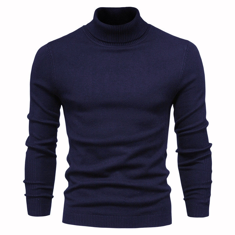 Foreign Trade Turtleneck Men's Casual Sweater - WOMONA.COM