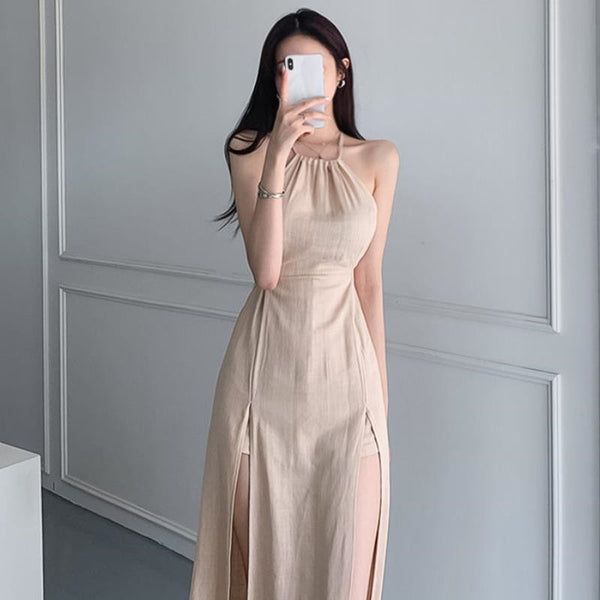 Fashion Personalized Suspender Dress For Women - WOMONA.COM