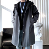 Men's British Style Coat Cloak Mid-length