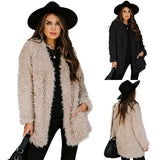 Woolen Yarn Autumn Winter Coat For Women - WOMONA.COM