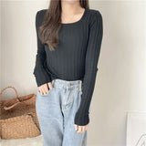 Autumn And Winter New Sweaters And Square Neck Bottoming Shirts - WOMONA.COM