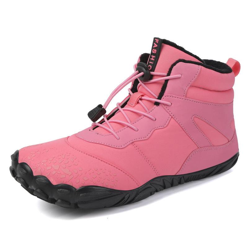 Cotton-padded Shoes Five-finger Snow Boots - WOMONA.COM