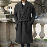 Men's Loose Thickened Warm Long Coat - WOMONA.COM