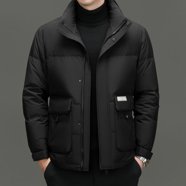 High Sense Stand-up Collar Down Jacket Men's Winter - WOMONA.COM