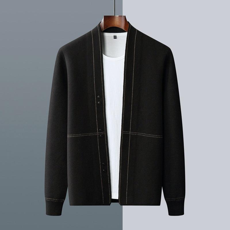 Men's Wool Cardigan Coat