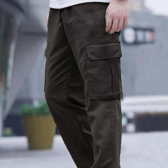Men's Casual Drawstring Cargo Pants – 8 Colours