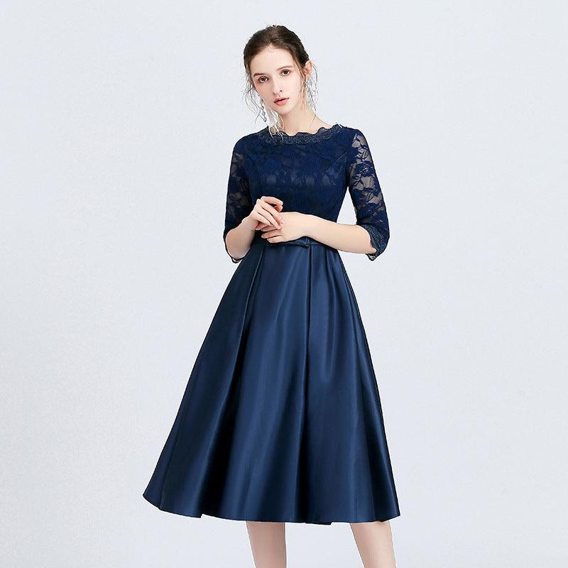 Versatile Casual Mid Length Evening Dress For Women - WOMONA.COM