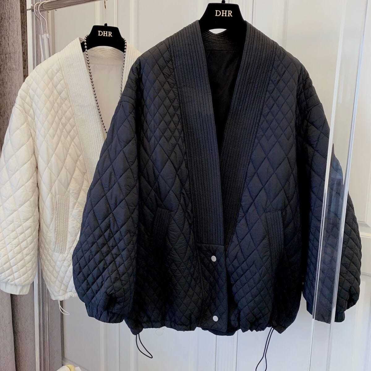 Women's Diamond-Quilted Collarless Padded Jacket, multiple styles - product view 7