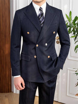 Autumn New Style Double Breasted Slim Fit Suit