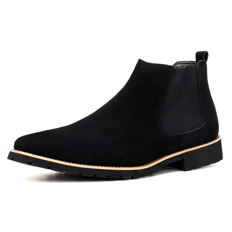 Leather Surface Plus Size Casual Boots