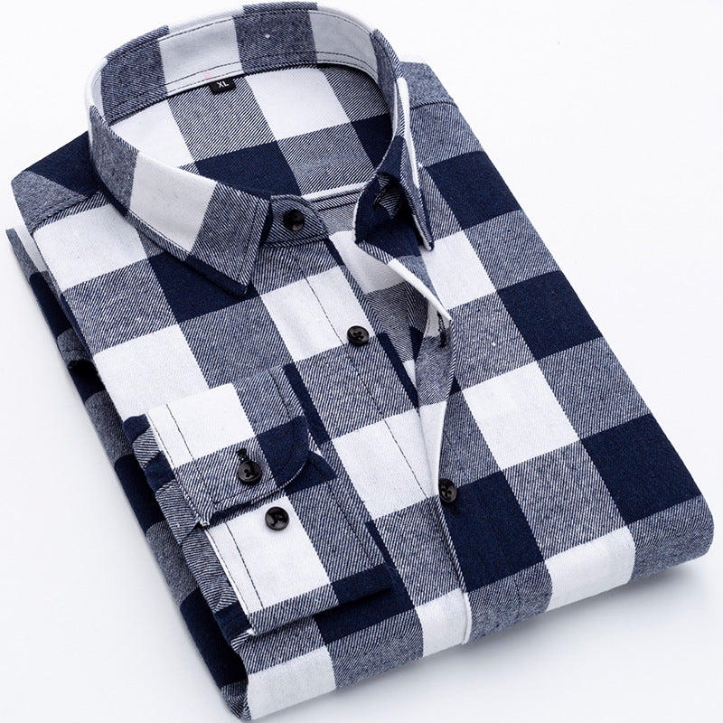 Men's All-match Trendy Tailored Shirts - WOMONA.COM