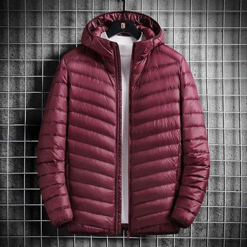 Baumwolljacke mit Kapuze für Herren