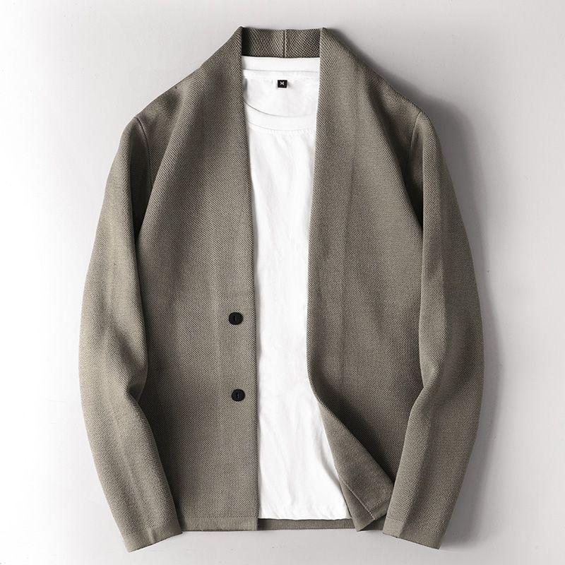 Sweater Men's Slim Fit Handsome All-match Outerwear Sweater - WOMONA.COM