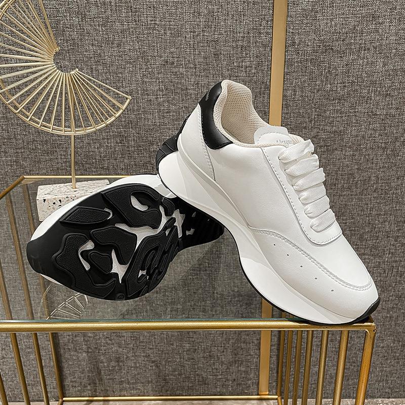 Leather Sports Casual Shoes - WOMONA.COM